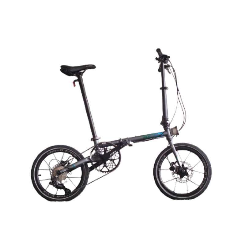 Jual Element Folding Bike New Troy X 9 Speed Grey di Seller Viperia