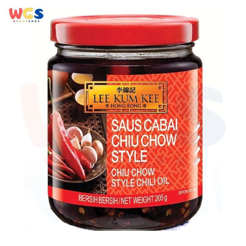 Jual Lee Kum Kee Chiu Chow Style Chili Oil Saus Cabai 205g di Seller