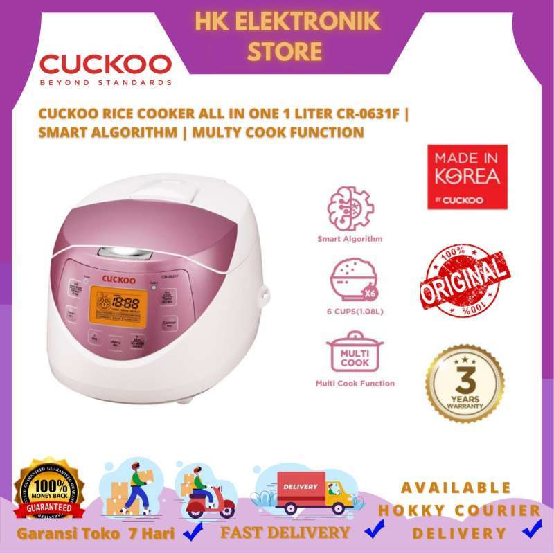 Jual RICE COOKER ALL IN ONE 1 LITER CUCKOO CR0631F SMART ALGORITHM MULTY COOK FUNCTION di
