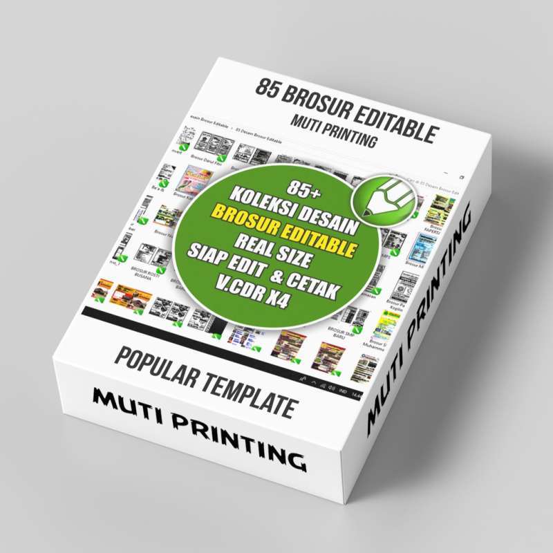 Jual 85 Brosur Editable Cdr Only di Seller DIGITAL BLACK MARKET ...