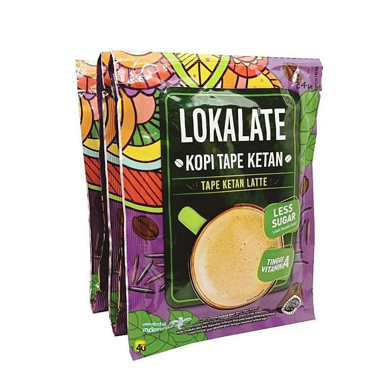Jual Lokalate Kopi TAPE KETAN [Paket 5 sachet] di Seller cemilan4u