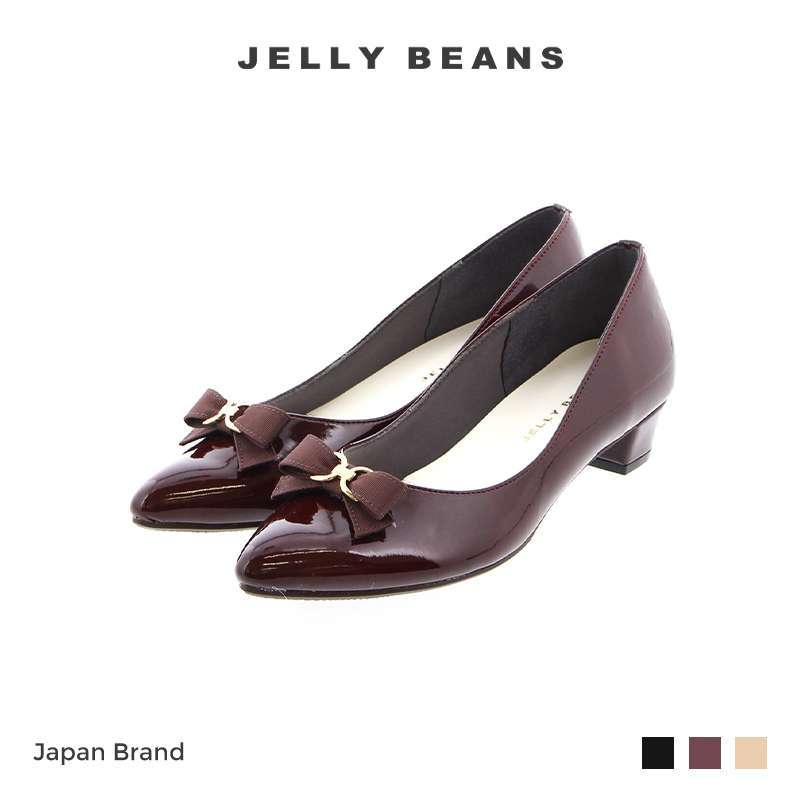 Jual JELLY BEANS SHOES Gold Ribbon Rain Pumps【Made in Japan】/32504125