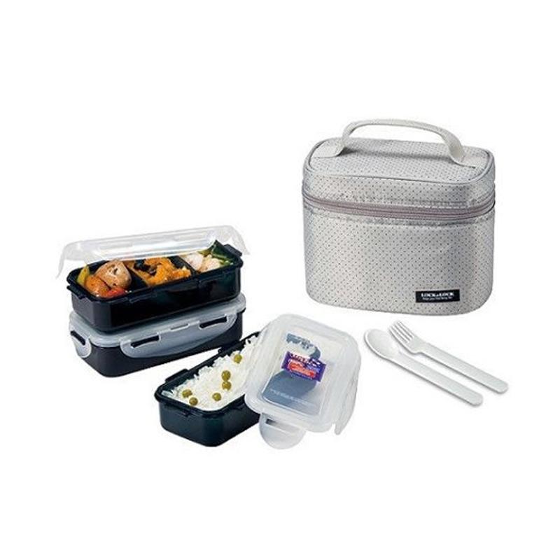 Jual Lock & Lock Set Lunch Box - Grey [3 Pcs] Di Seller Locknlock ...