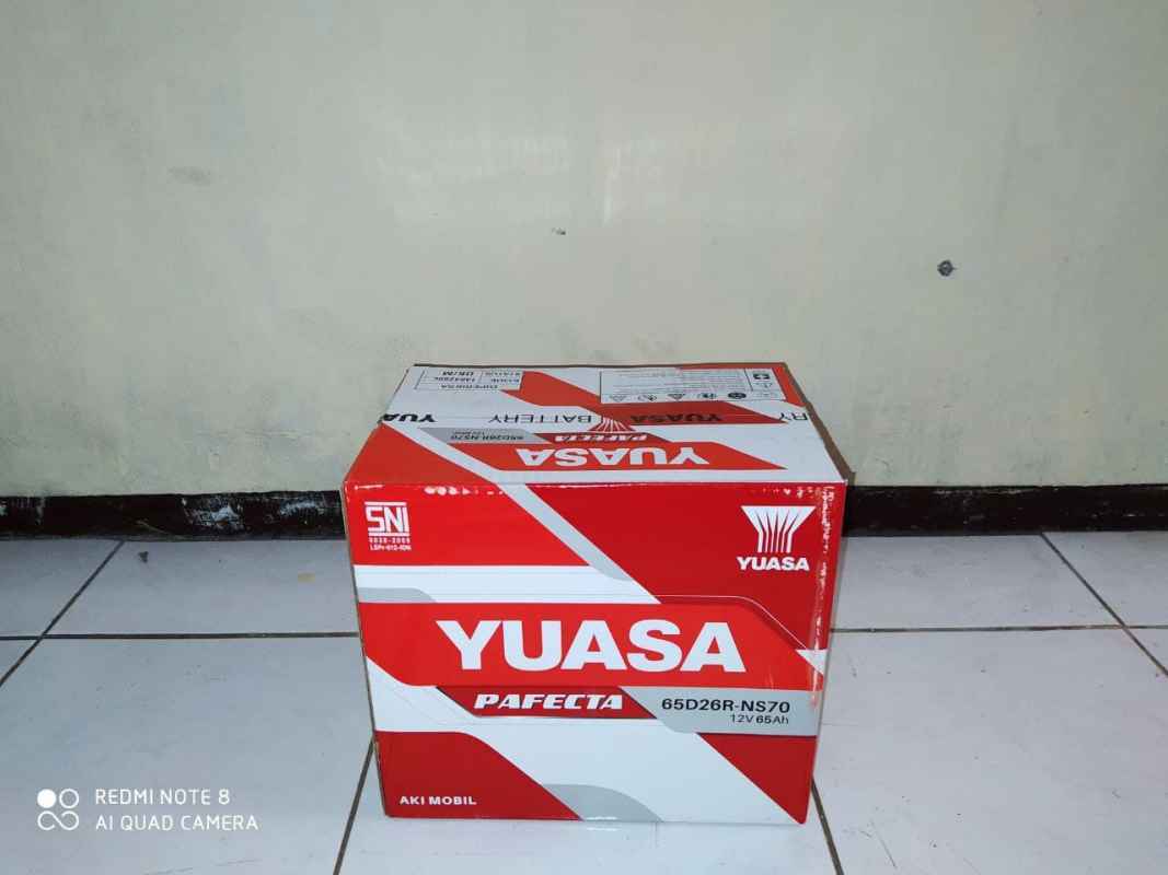 Jual AKI MOBIL MITSUBISHI FUSO FIGHTER YUASA BASAH NS70 12V 65AH di
