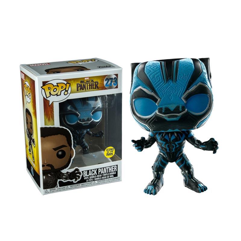 Funko Pop Marvel: Schwarzer Panther – Glow In Dark, Walmart Exklusiv, Limitierte Edition