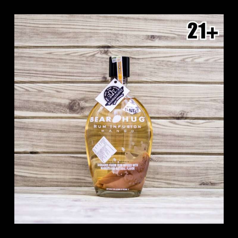 Promo Bear Hug Rum Infusion Mango 1000ml Liqueur INDOALKOHOL