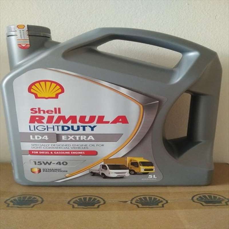 Jual Oli Mesin Shell Rimula Light Duty LD4 Extra 15W-40 5 Liter di ...