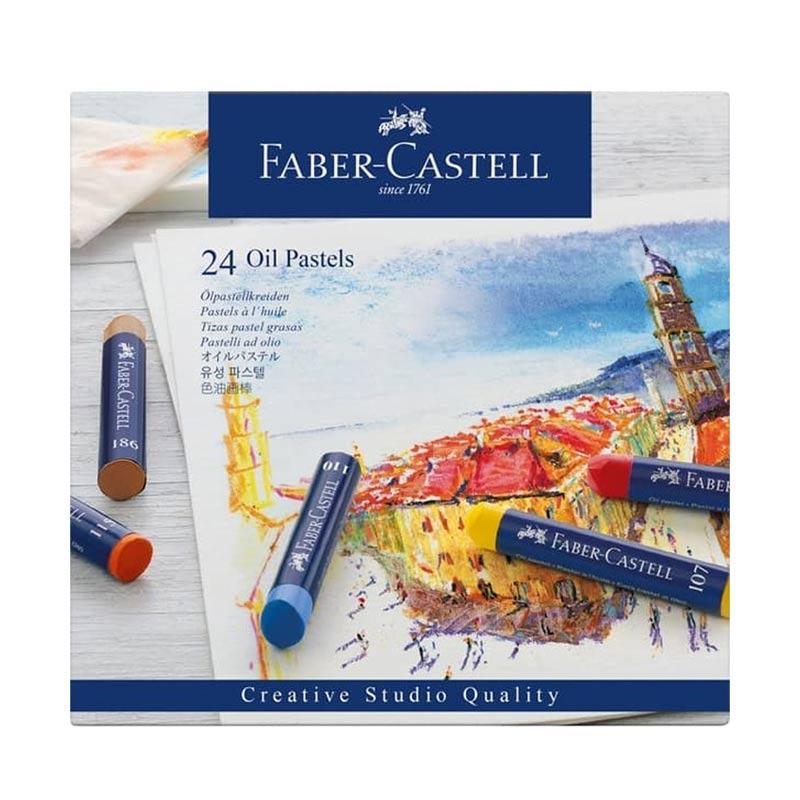Jual Faber Castell Goldfaber Oil Pastel Peralatan Menggambar [24 Warna
