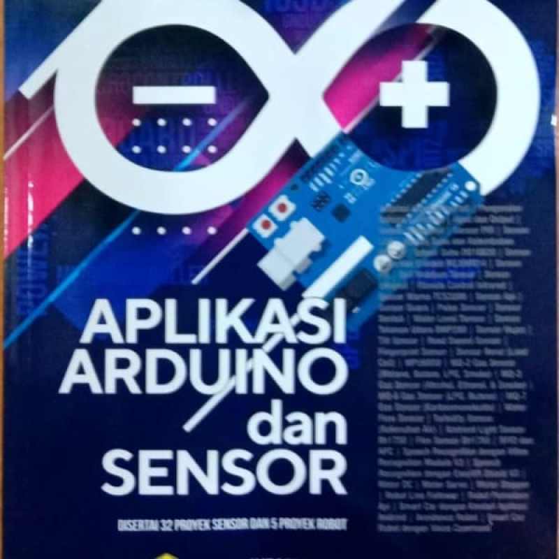 Jual Baru Buku Aplikasi Arduino Dan Sensor Disertai 32 Proyek Sensor ...