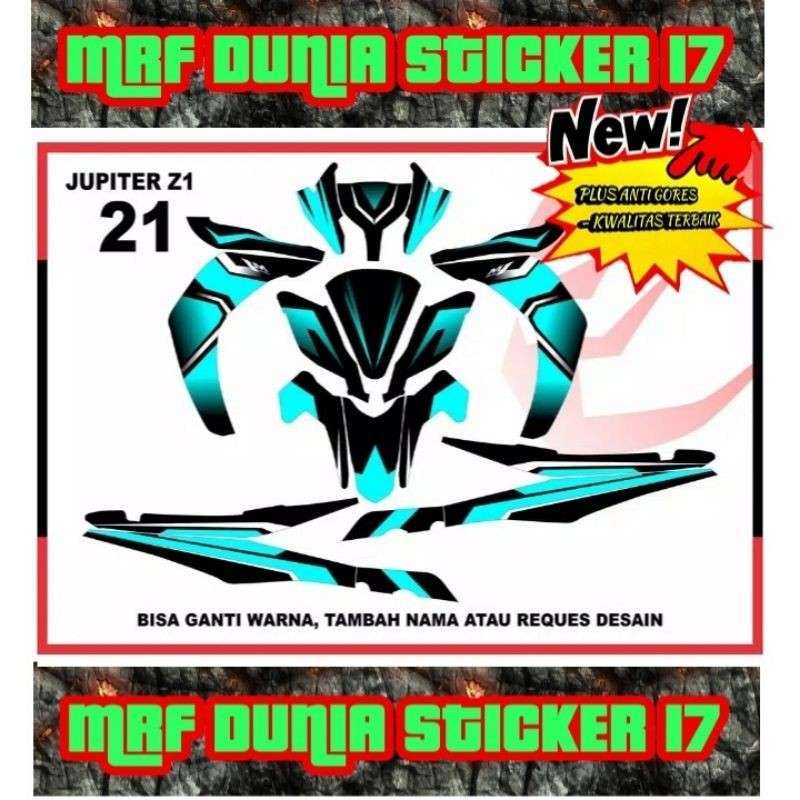 Jual Sticker decal motor Jupiter Z1 Full Body stiker dekal Jupiter Z1