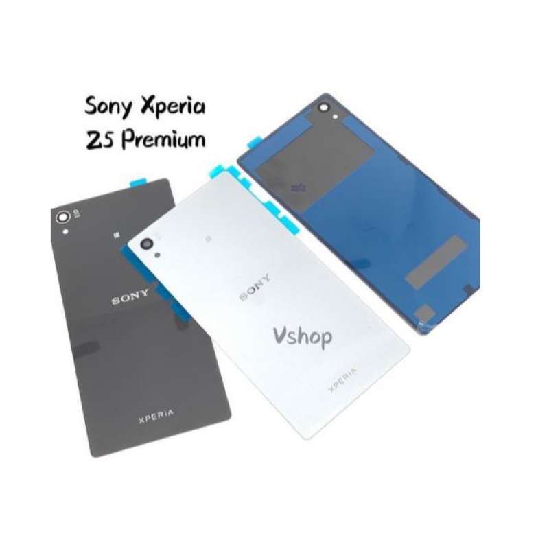 Vitre arrière Sony Xperia Z5 Premium (E6853) Noir + Adhesif