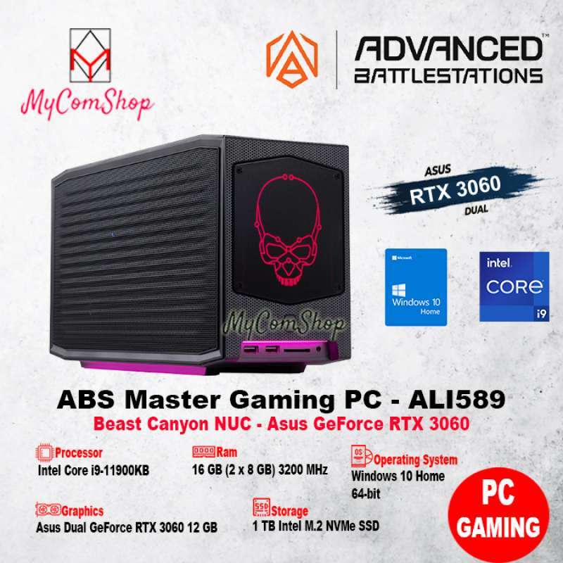 Jual Abs Master Gaming Pc I911900kb 16gb Ram 1tb Ssd Rtx 3060 12gb Di