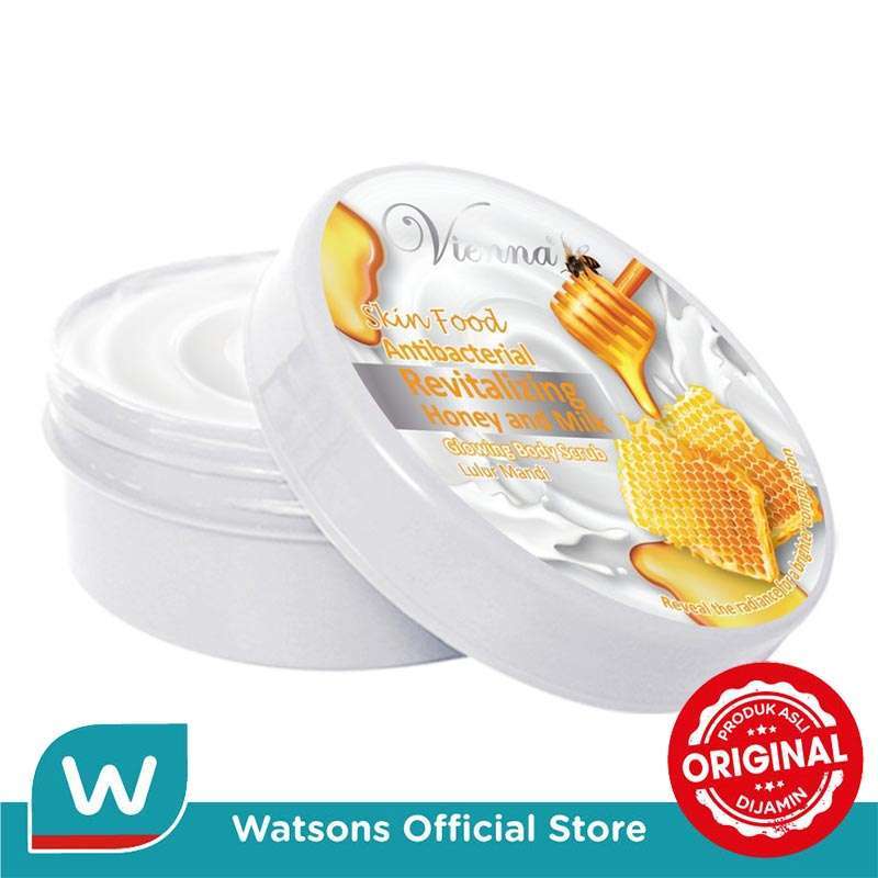 Jual Vienna Body Scrub Revitalizing Honey & Milk 250gr di Seller