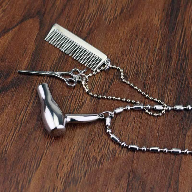 Fashion Necklaces Pendants Hair Dresser Necklace Hair Dryer