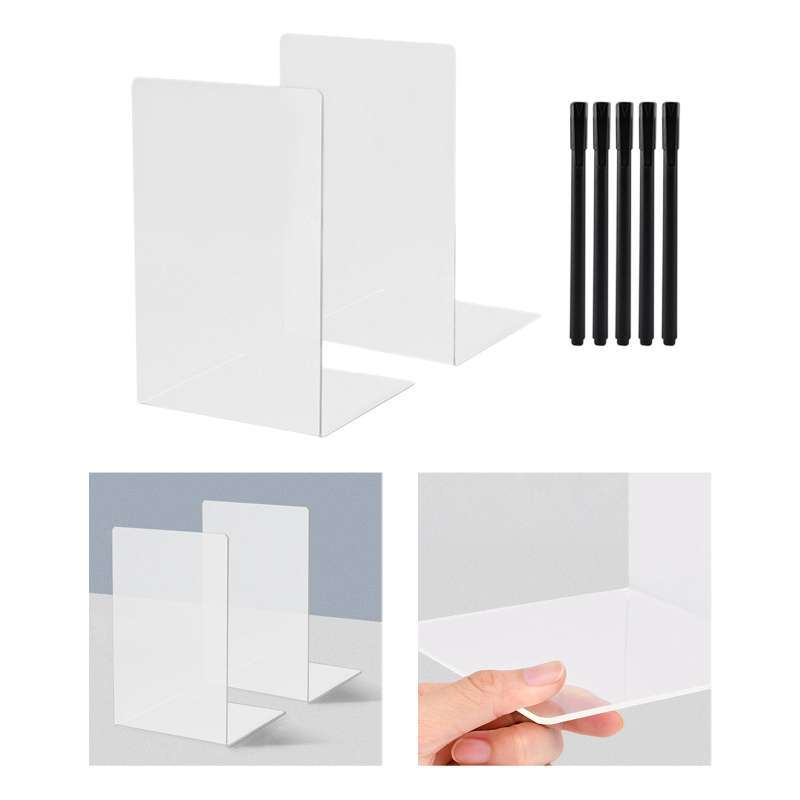 Jual Book End Desktop Organizer Book Stopper For Workspace Library ...