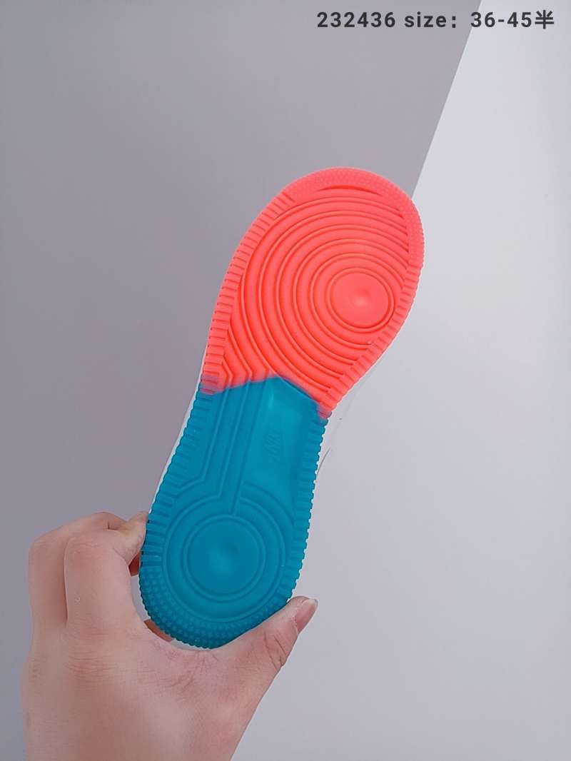 nike air force 1 blue and orange