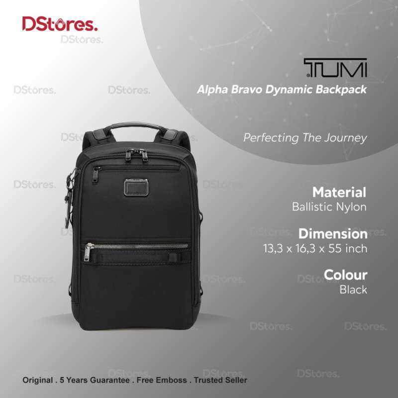 Promo TUMI Alpha Bravo Dynamic Backpack Black Diskon 10 di Seller