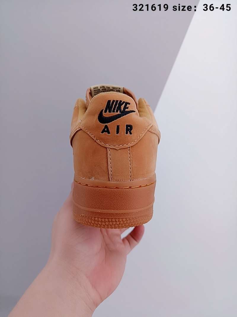 low top wheat air force 1