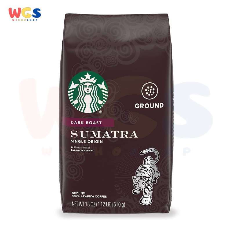 Jual Starbucks Sumatra Dark Roast Ground 100 Arabica Coffee 18oz 510g