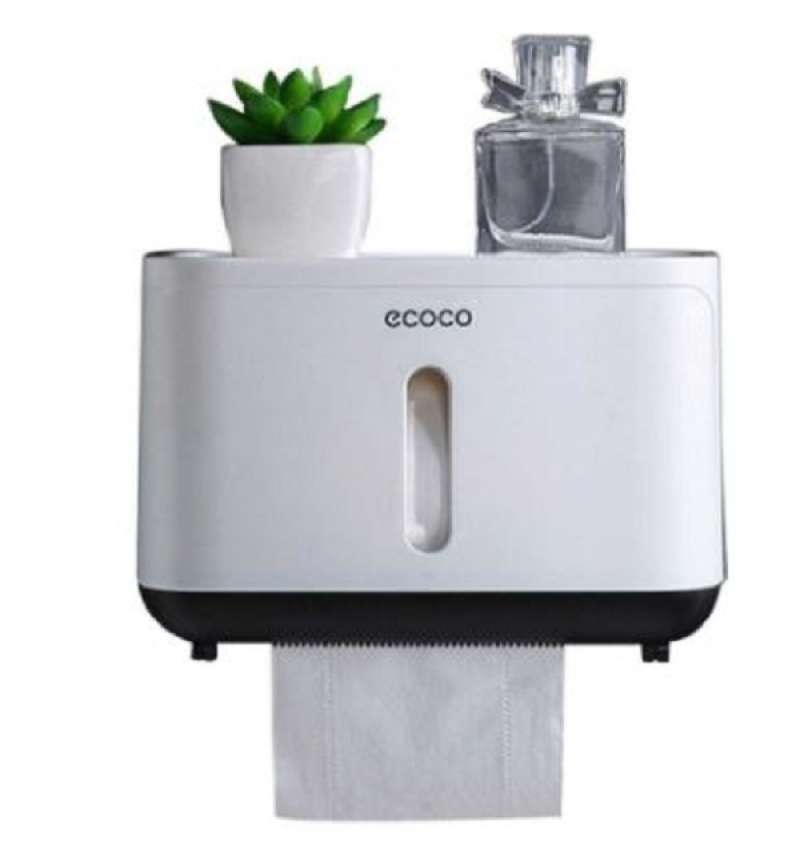 Jual ECOCO Kotak Tisu Tissue Storage Toilet Paper Box Dispenser di