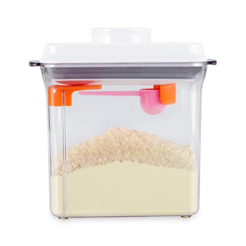 Lunchbox Met Vakken Voor Het Portioneren | 820 Ml Lunchbox Met Stapelbaar Ontwerp En Clips Bpa Vrij Set Van 5 Opslagcontainers