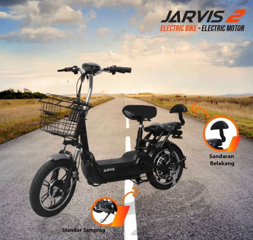 Jual Sepeda Listrik EBike Jarvis 2 48v 12 AH Ban 16Inch Electric Bike