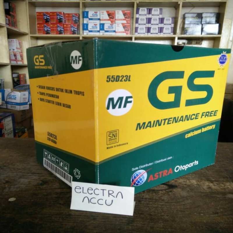 Jual Premium Aki Mobil Toyota Alphard GS Astra MF 55D23L Aki Kering