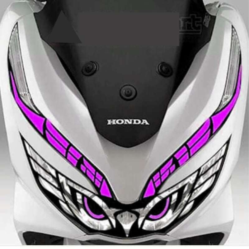 Jual Stiker lampu Honda PCX warna Ungu di Seller decalmatic