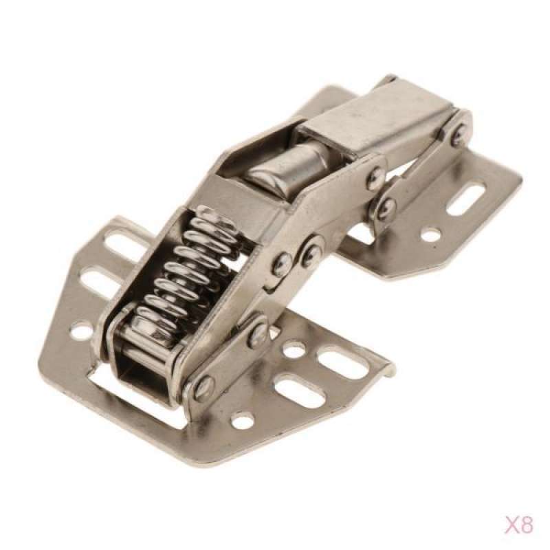 Jual 8Pieces Stainless Steel RV Gate Door Spring Loaded Hinge