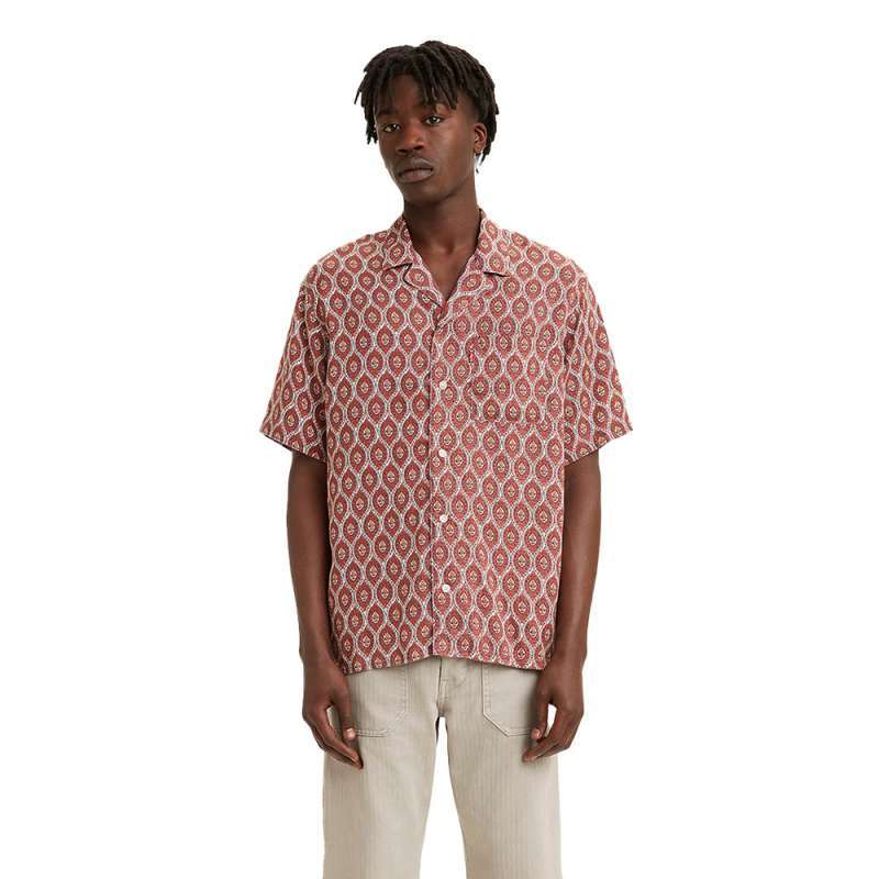 Jual Levi's The Sunset Camp Shirt Lenny Grape Nectar (72625-0048) - RED ...