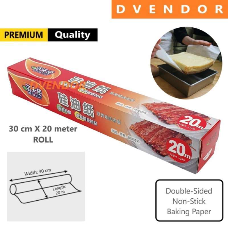 Jual Baking Paper Kertas Roti Kertas Baking Alas Roti Silicone Oil ...