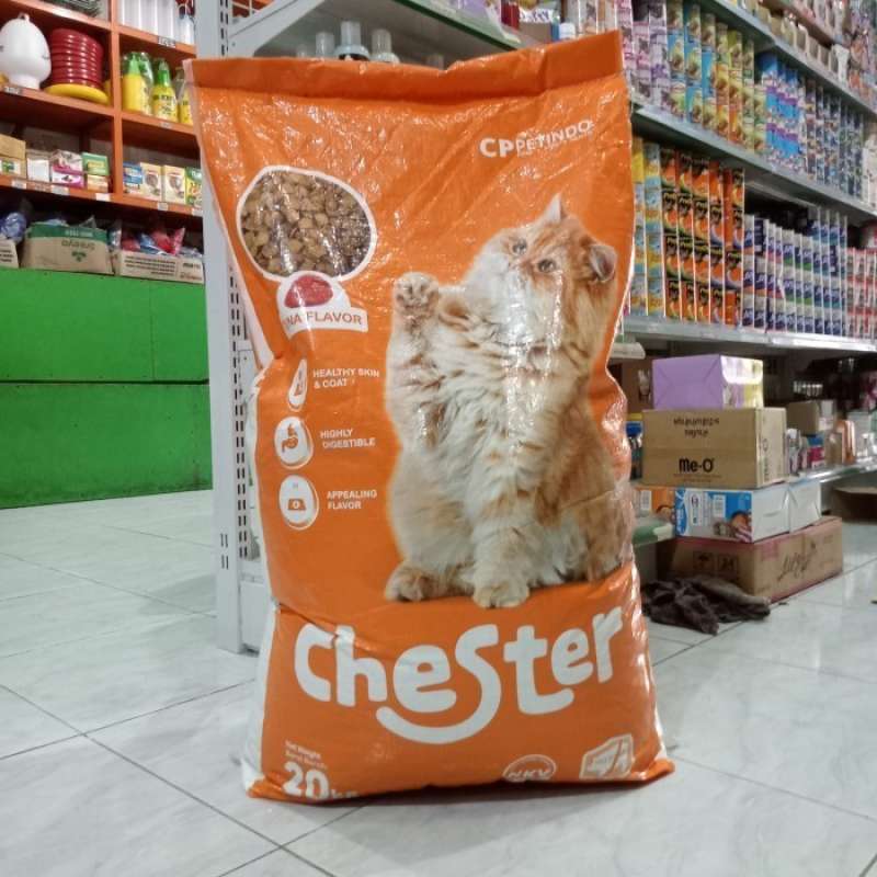 Jual chester cat food 20kg makanan kucing di Seller Makanan kucing