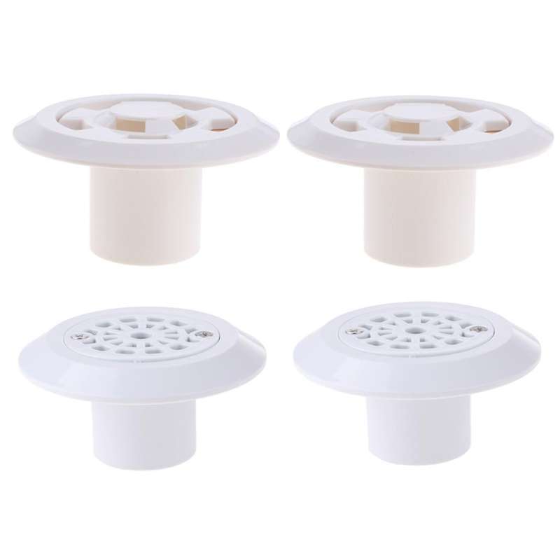 Jual 4pc Swimming Pool Water Overflow Outlet & Drainer Pool Discharge ...