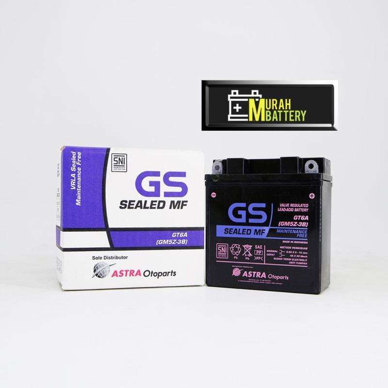 Jual Aki Motor Yamaha Jupiter Mx 135 150 Gs Astra Mf Gm5z3b / Gt6a
