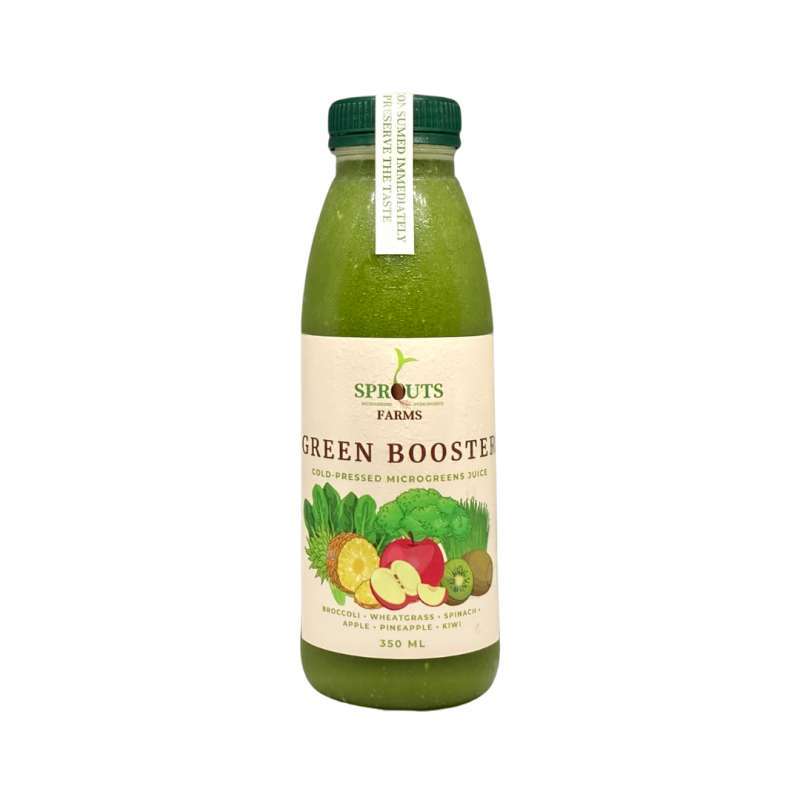 Jual Sprouts Farms Juice GREENBOOSTER 350ml (ColdPressed MICROGREENS