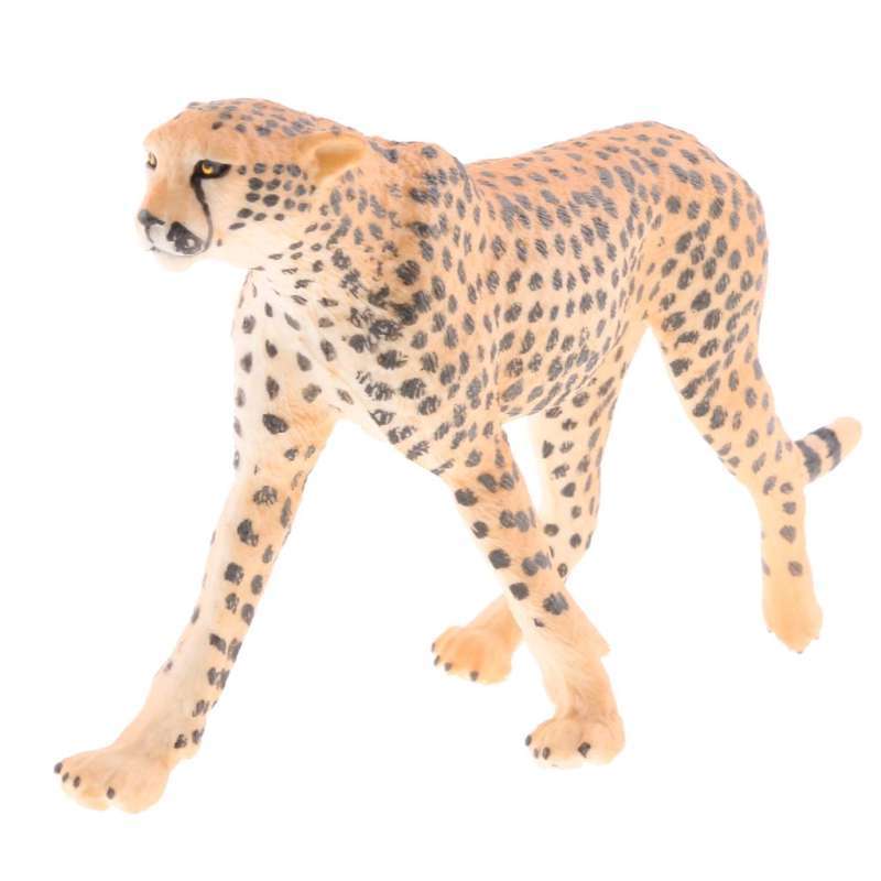 Jual Realistic Wild Animal Cheetah Model Figurine Action Figures Kids