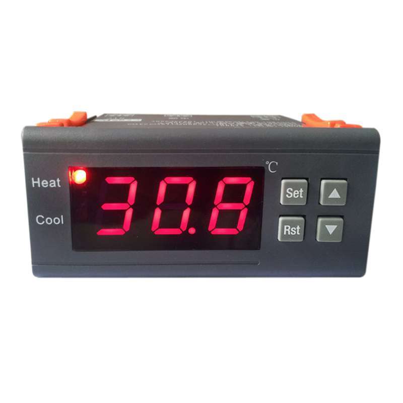 Mini Thermostat Numérique MH1210A LED - Plage -40°C à 120°C, Contrôle Chauffage/refroidissement, Réglable, AC220V, Pour Chambre Froide, Stockage, Recherche - 7