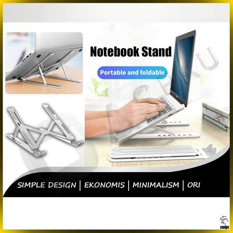 Promo Stand Laptop V1 Aluminium Original Dudukan Kantor Office Komputer