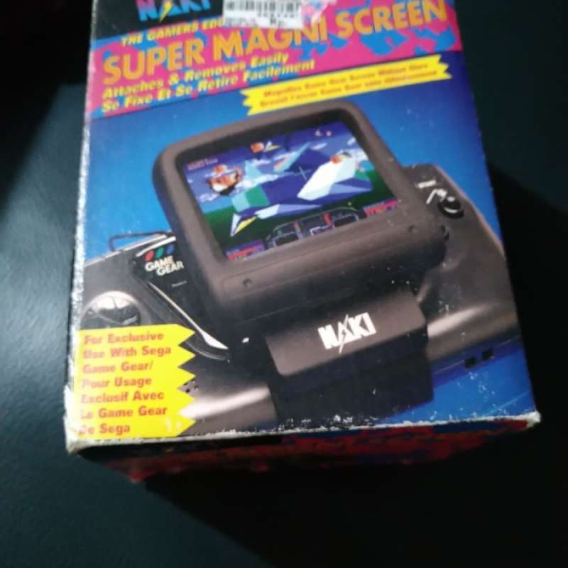 Jual ORIGINAL NAKI SUPER MAGNI SCREEN SEGA GAME GEAR MAGNIFIER di