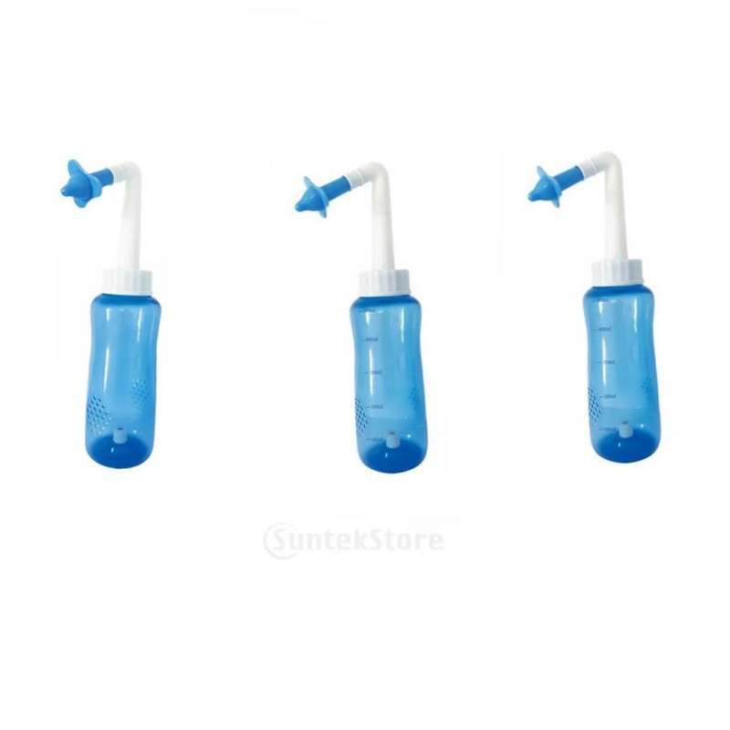 Promo Family Neti Pot Nasal Irrigation for Adult and Kid BPA Free 1x300ml /2x500ML Diskon 33 di