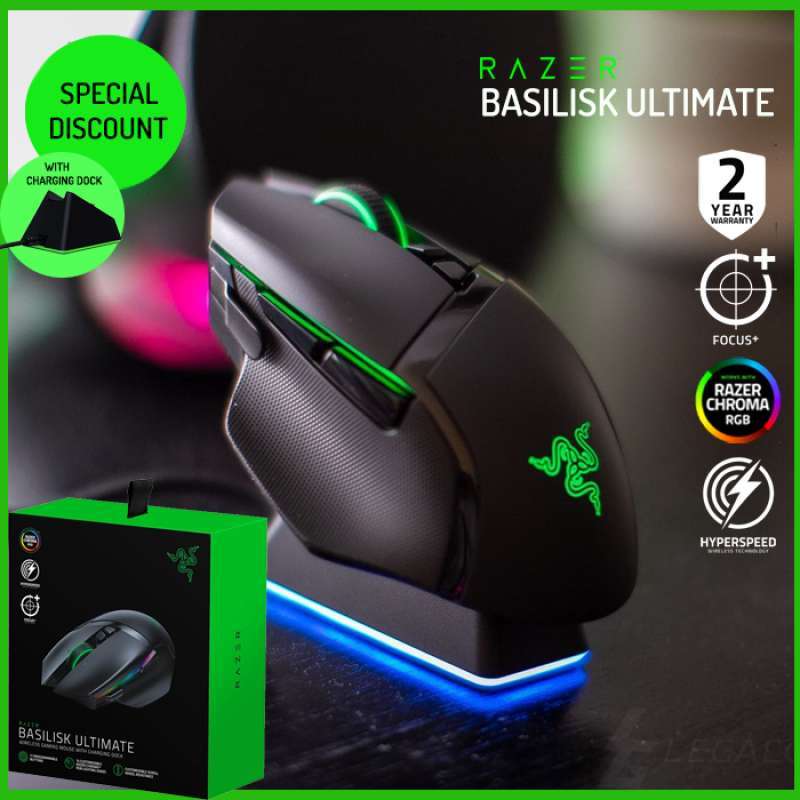 Promo Razer Basilisk Ultimate with Charging Dock Diskon 30 di Seller