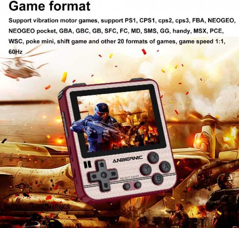 Promo Anbernic Rg280v - Emulator Retro Game Console 64gb 2.8-inch Ips ...