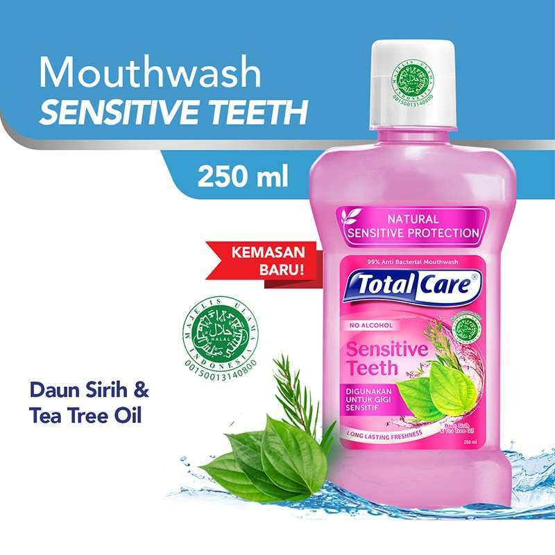 Promo Total Care Sensitive Teeth Mouthwash 250ml Diskon 24 Di Seller