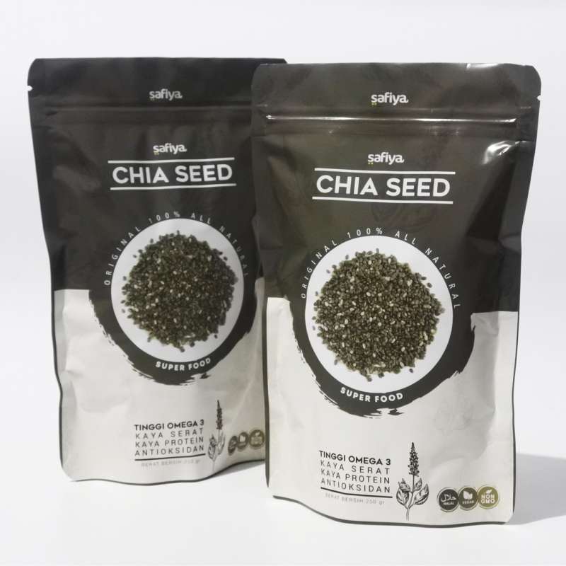 Promo Organic Black Chia Seed 250 gram Biji Chia Hitam Premium SAFIYA