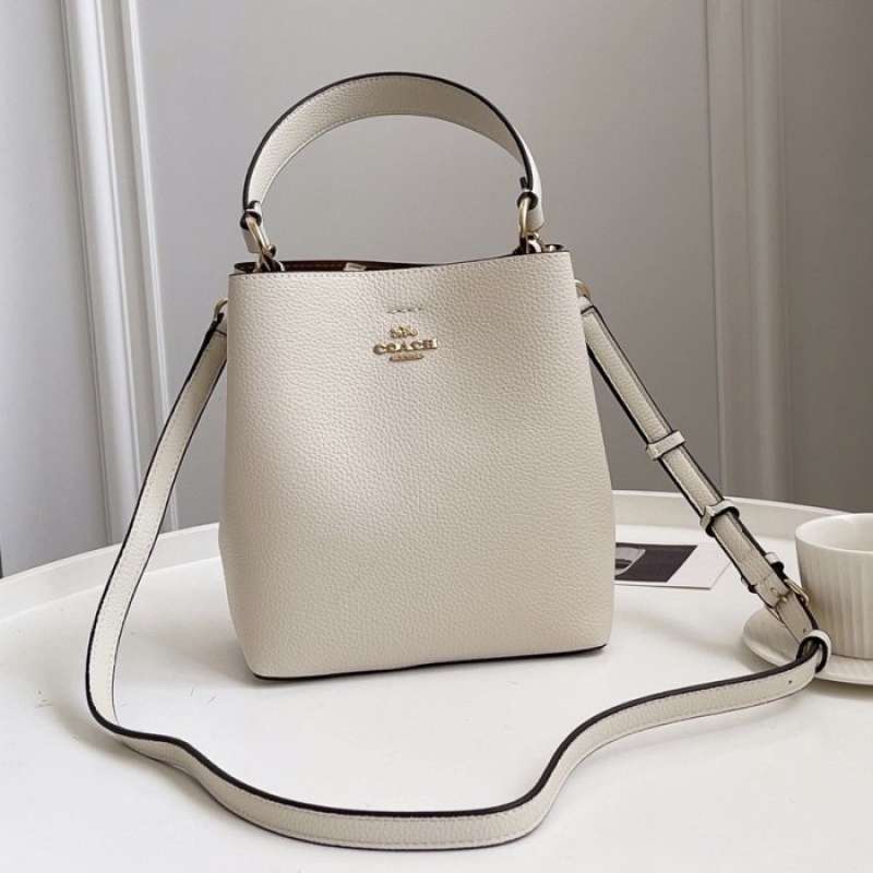 Jual Coach Small Town Bucket Bag White 1011 di Seller Trans ID