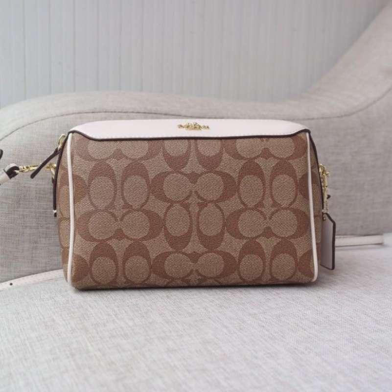 Jual Coach Crossbody In Signature Canvas Chalk di Seller