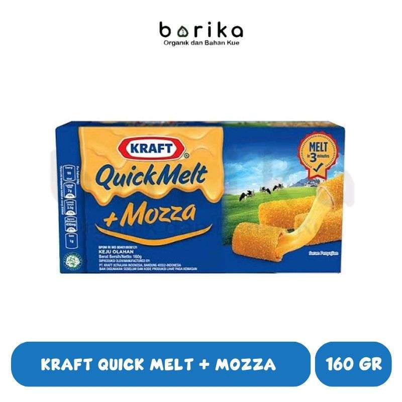 Jual Kraft Quick Melt Mozza Cheese 160gr Keju Cepat Leleh Mozzarella