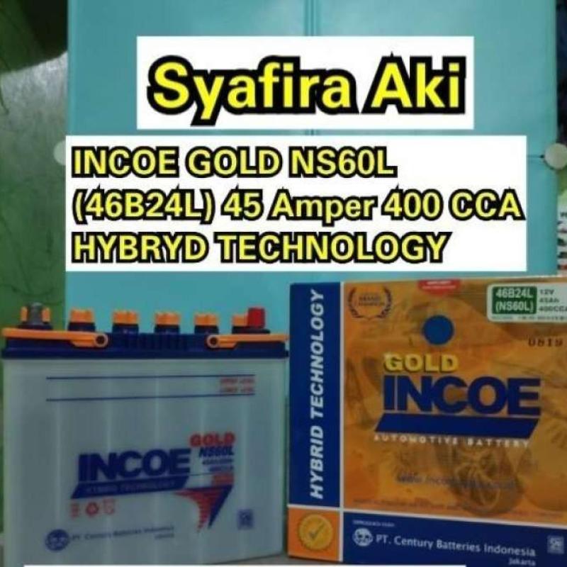 Jual Aki Mobil Nissan Grand Livina Incoe NS60L Aki Basah 45Amper di