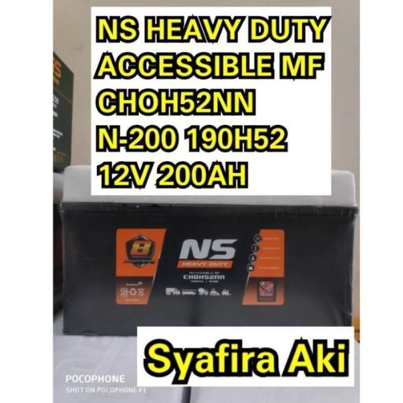 Jual Aki kering NS Heavy Duty N200 Aki untuk Dump Truck, Excavator