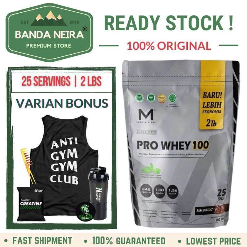 Jual M1 Muscle First Musclefirst Pro Whey 100 - Coklat, 2 Lbs Di Seller ...